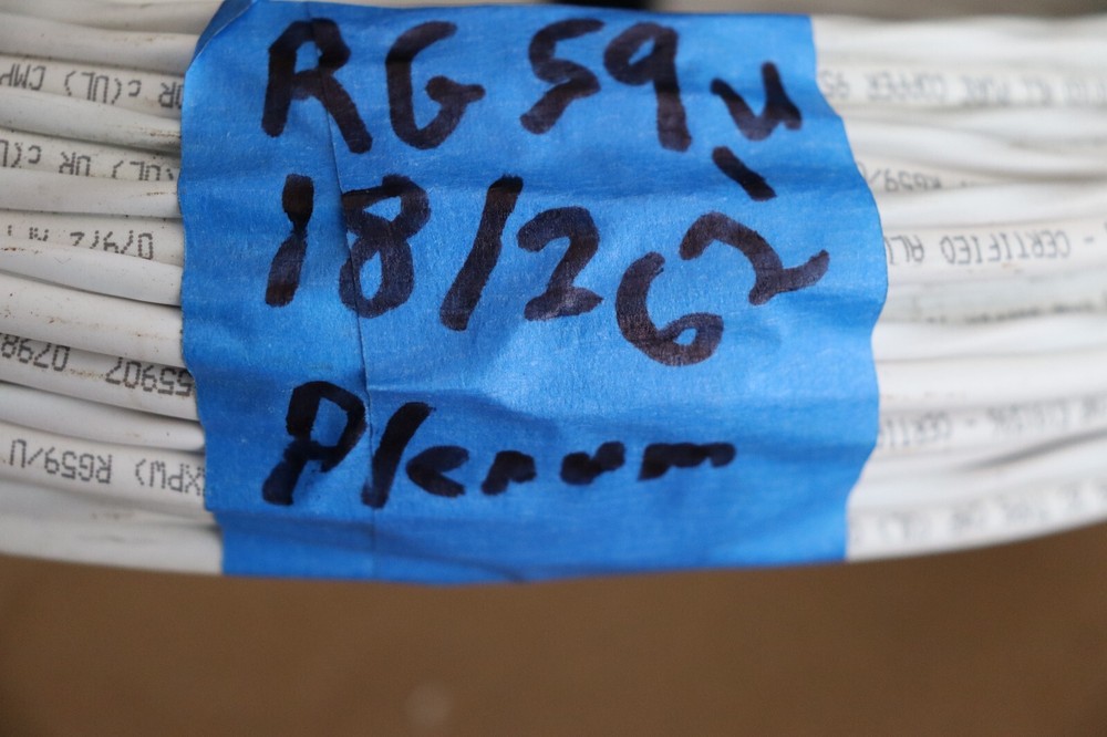 Paige RG 59/U, 18/2 Plenum CCTV Cable