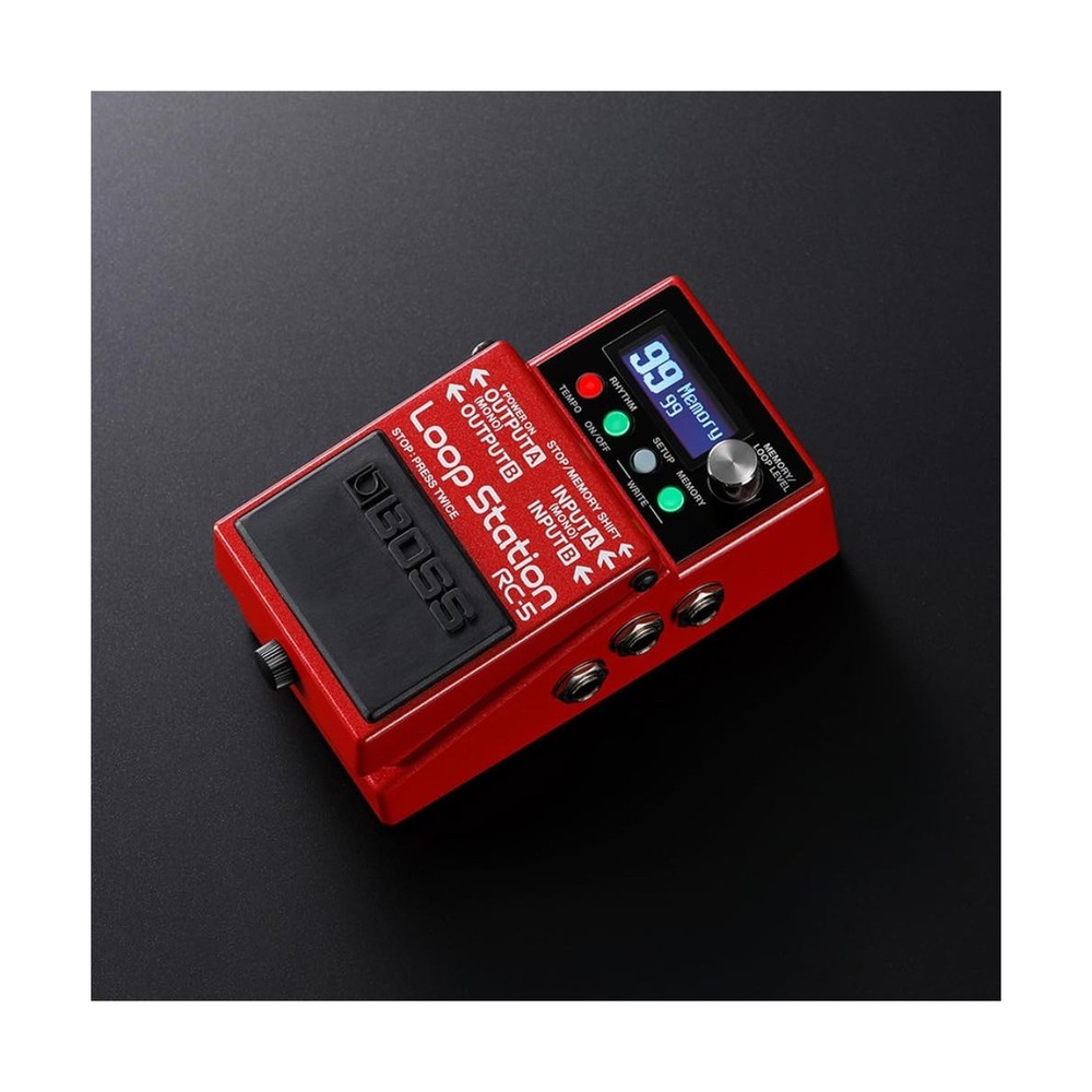 Boss RC-5 Loop Station Compact Phrase Recorder Pedal Bundle with 2x Strukture...