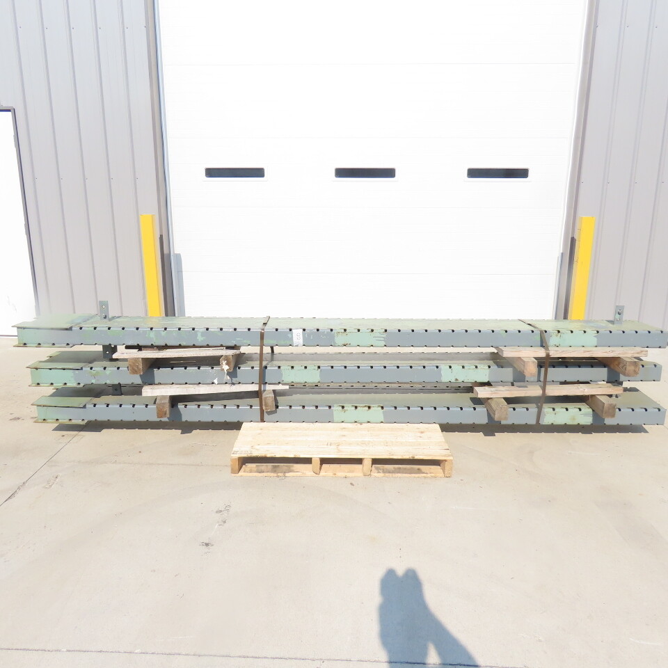12' Tall Single Sided Cantilever Storage Rack 48" Deep 6' W In-between Arms