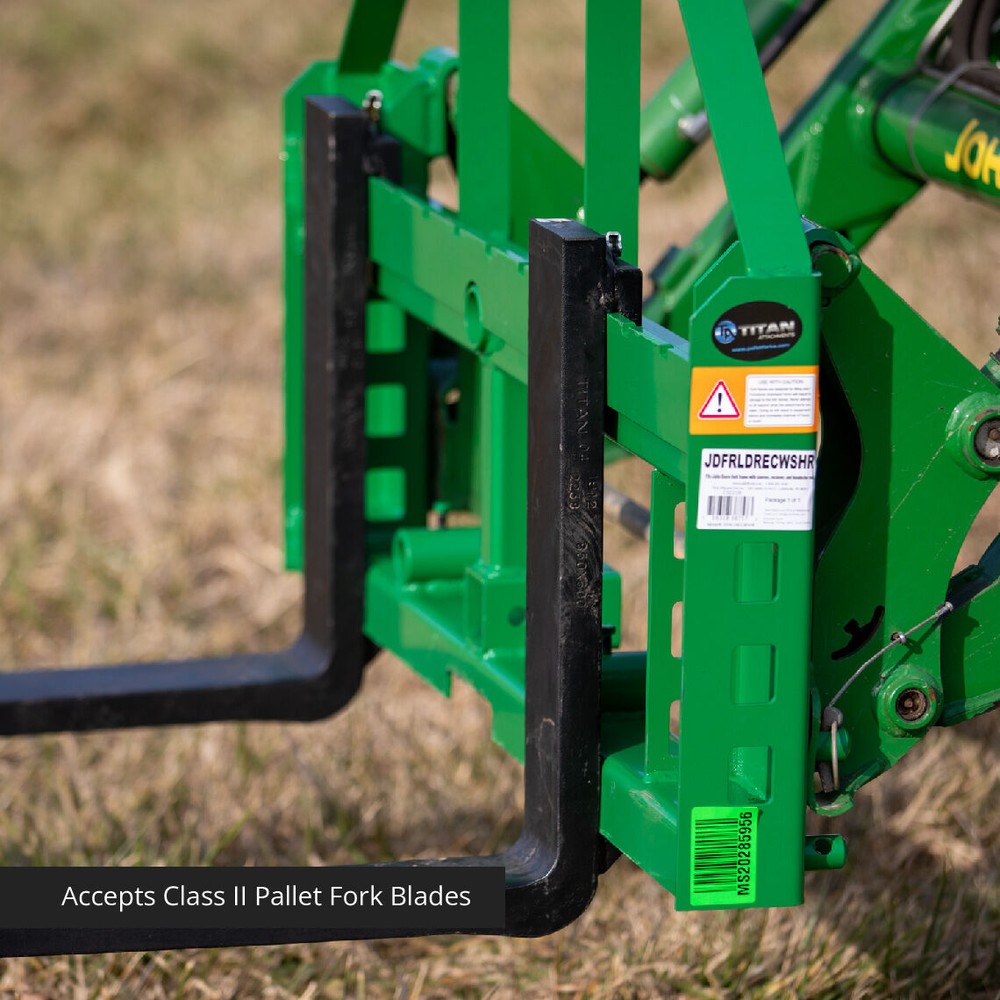 Titan Pallet Fork Attachment, 36" Fork Blades, 4,000 LB Capacity