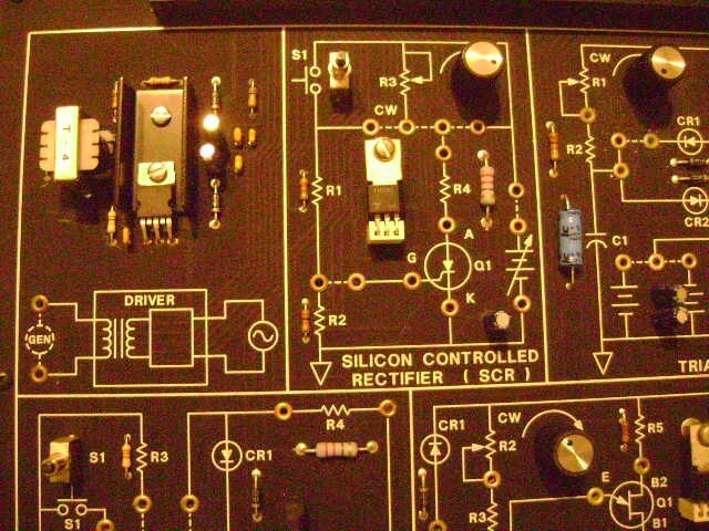LabVolt 91011-20 Thyristor & Power Control Circuits Electronics Board EDU