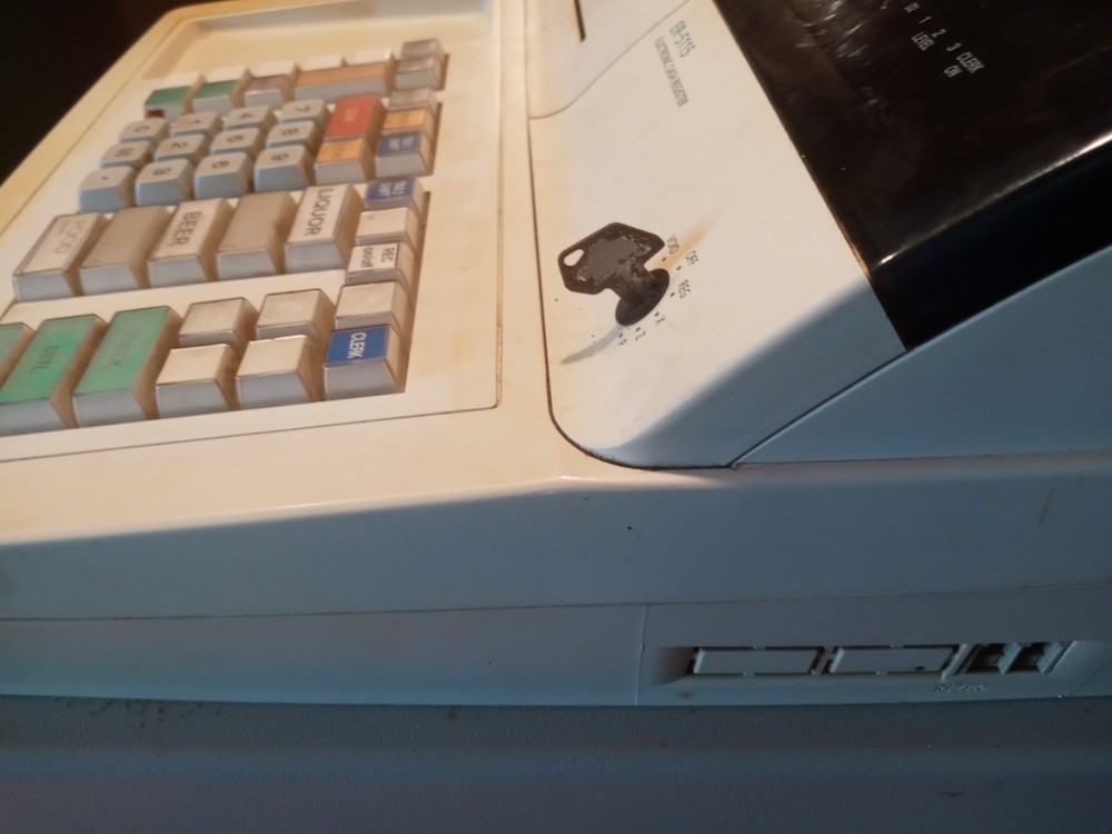 SAM4S ER-5115 Electronic Cash Register FOR PARTS OR NOT WORKING - E1 error code