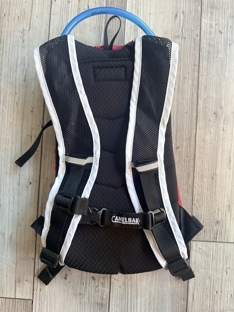 CamelBak Antidote Hydration Backpack Red Flame Graphic Nylon Hiking Pack