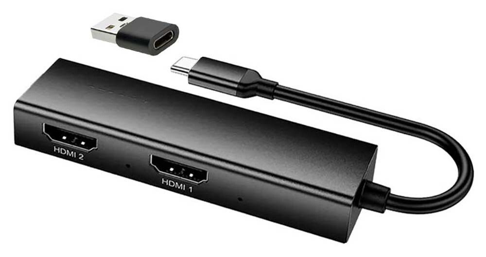 Premium USB 4K Dual 1080P DVR Capture Dongle For Windows Mac Linux