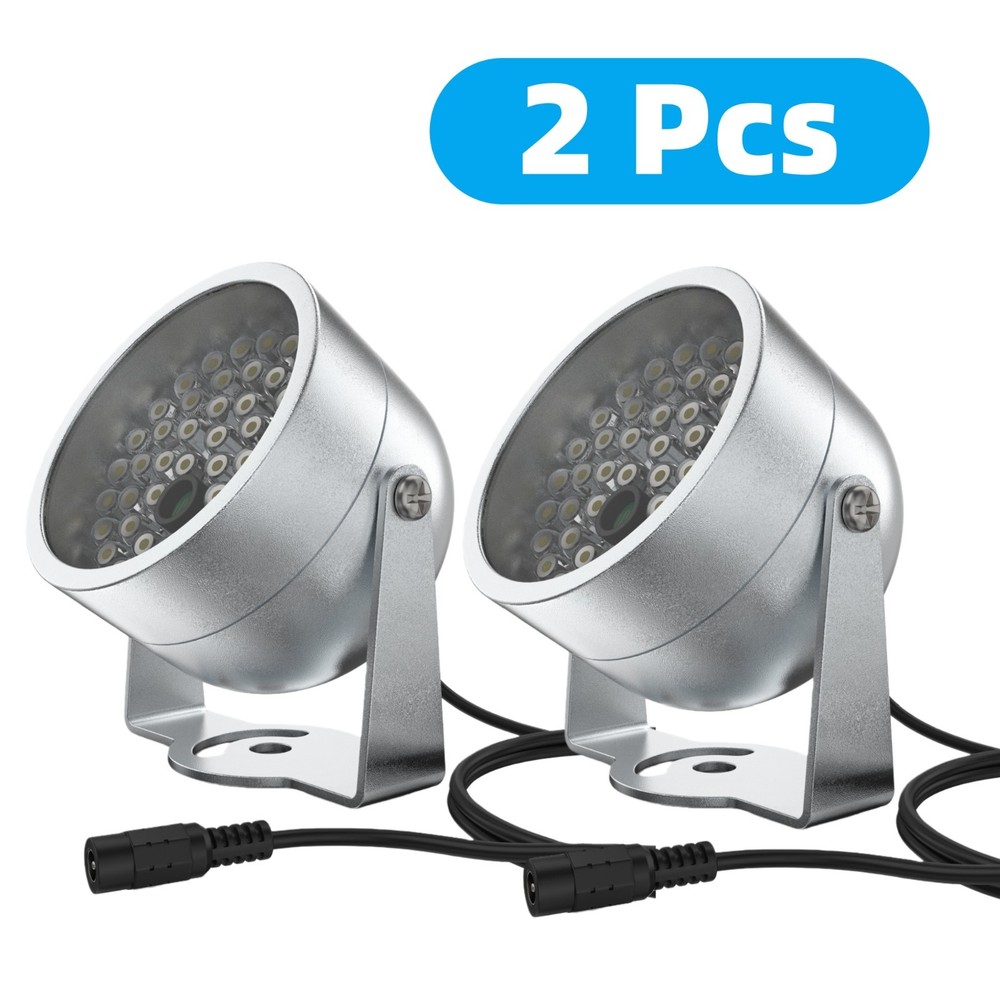 2 Pcs 48LED Illuminator IR Infrared Night Vision Light for Security CCTV Camera