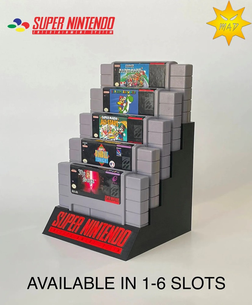 Super Nintendo cartridge stand