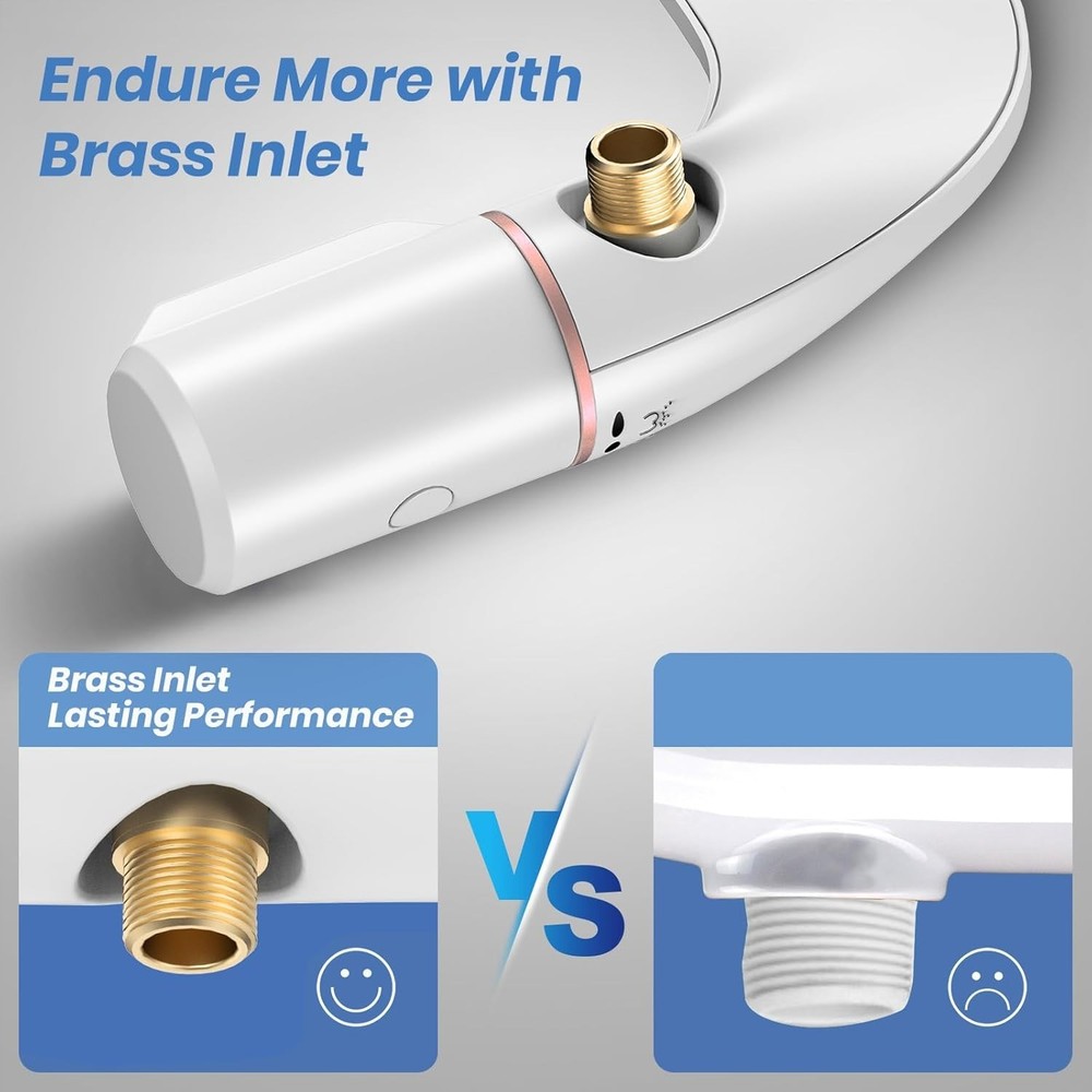 Compact Bidet Attachment for Ultimate Clean - Dual Nozzle & Space-Saving Design