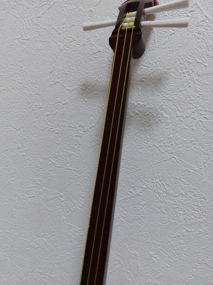 Shamisen Body White Red With Box