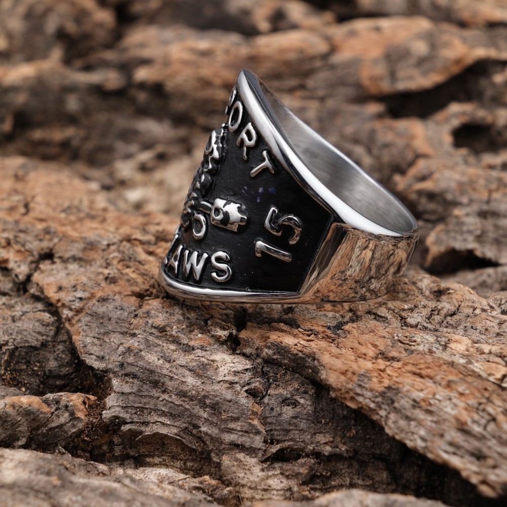 Support Outlaws M C Stainless Steel Ring