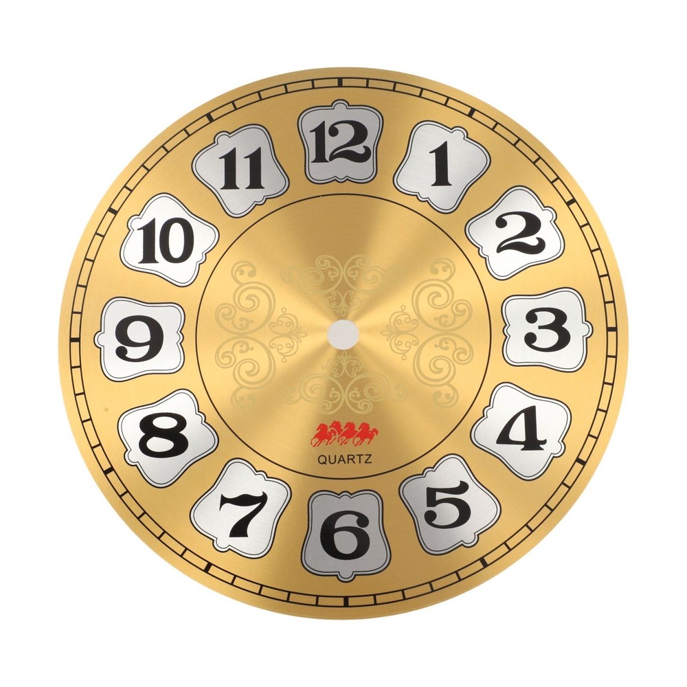 DIY Clock Face Aluminium Wall Clock Creative Application Elegant Design