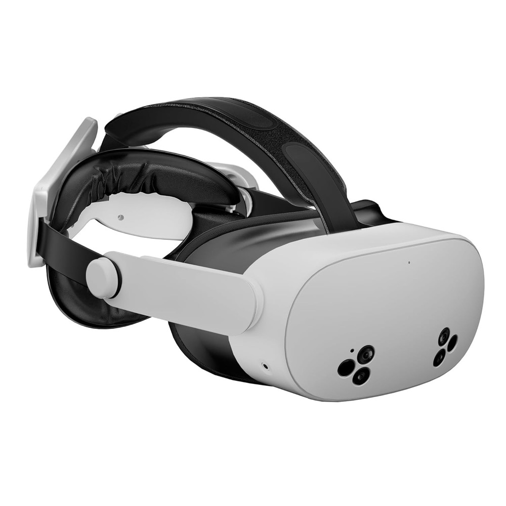 Comfort Head Strap Compatible w/ Meta Quest 3S Accessory, Adjustable Elite Strap
