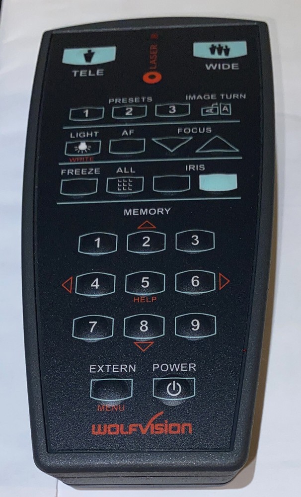 Wolfvision Wolf Vision Laser Pointee Remote Control for Visual Presenter w/case