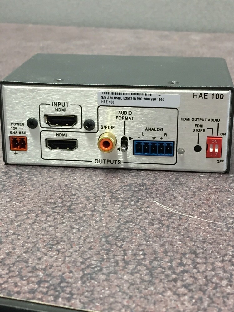 EXTRON HAE 100 HDMI AUDIO EXTRACTOR