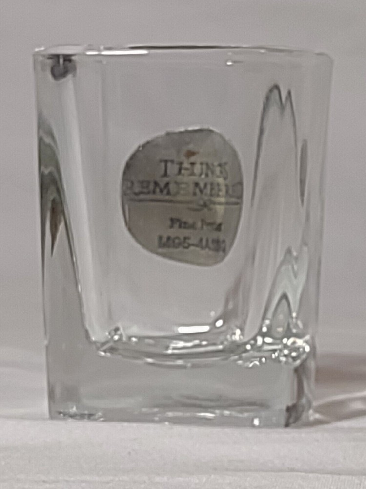 Brian Things Remembered Personalized Shot Glass Pewter Label