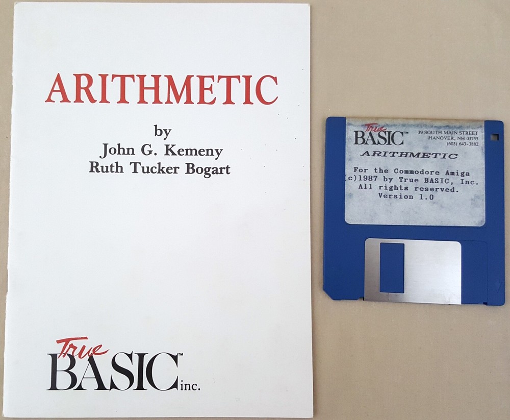 TRUE BASIC - ARITHMETIC ©1987 by John G. Kemeny for Commodore Amiga