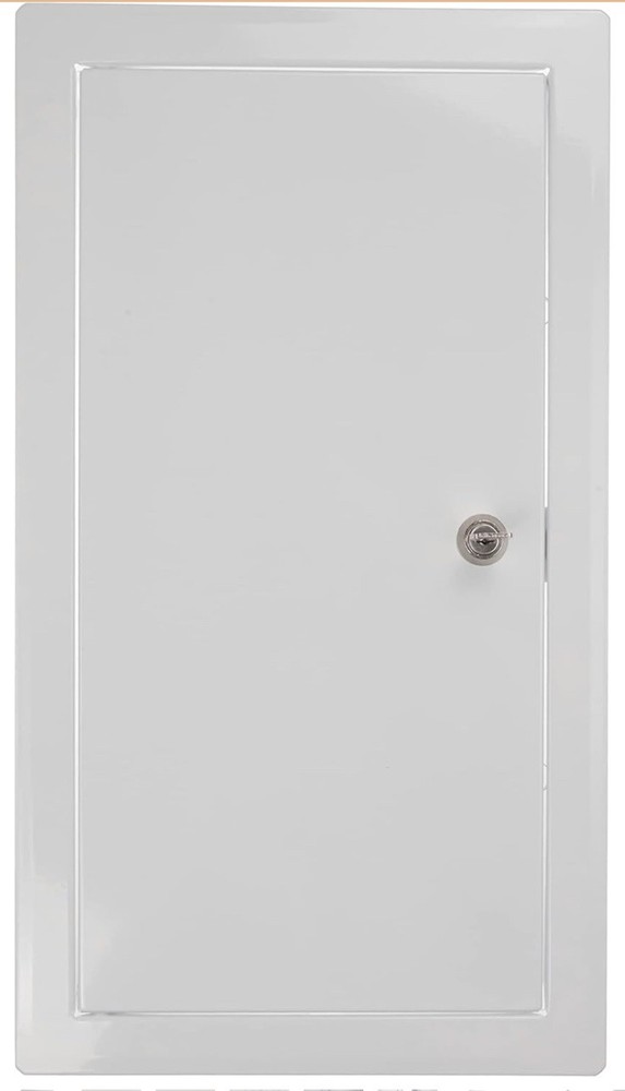 Metal Access Panel - 8" x 16" - Plumbing, Electricity, Heating - White - Drywall