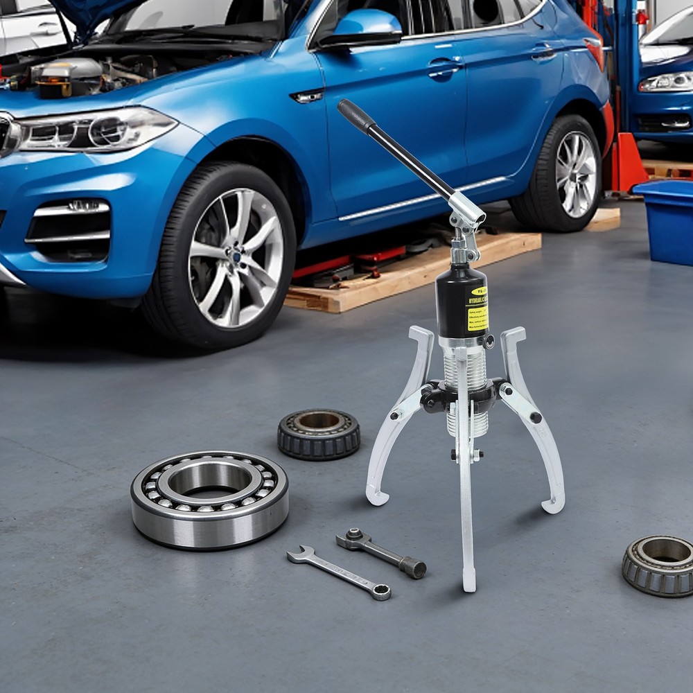 3 Jaws 20t Hydraulic Bearing Puller Kit With Grippy Lever Handle Labor-saving