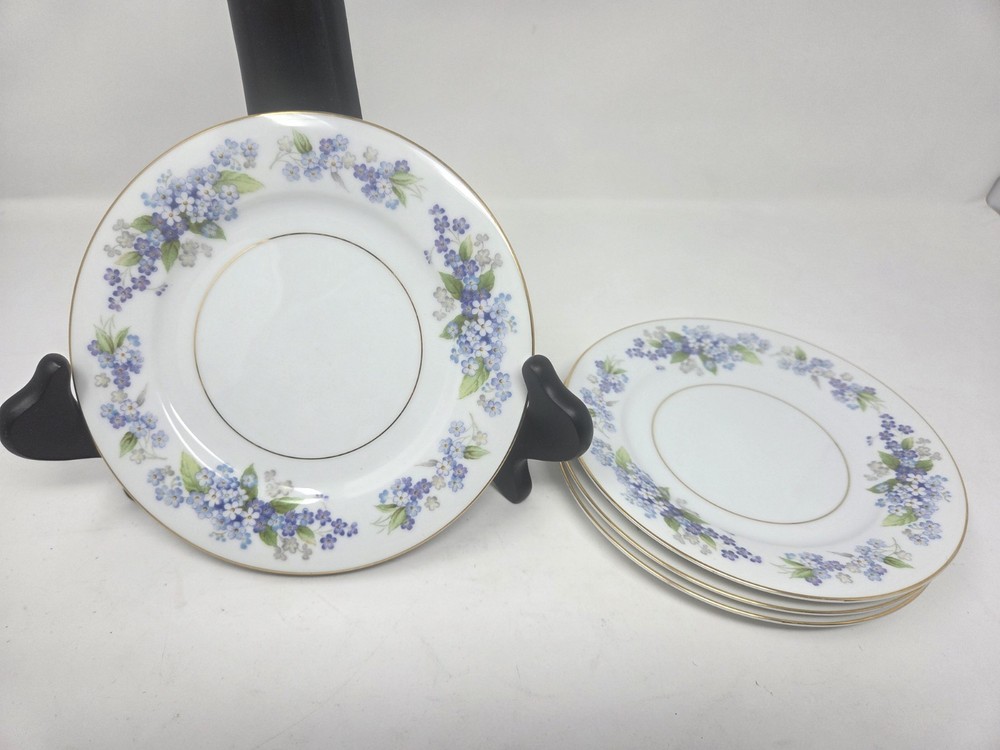 4 Noritake 5203 Ramona 6 3/8" Bread Plates