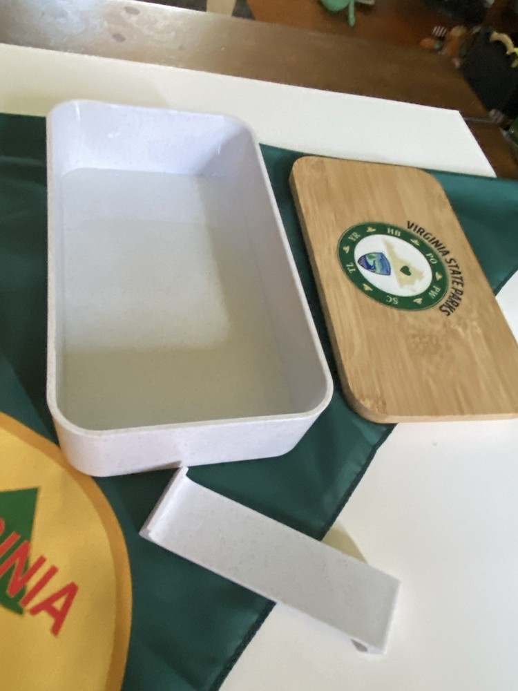 Bento Box From Virginia State Parks With Utensils