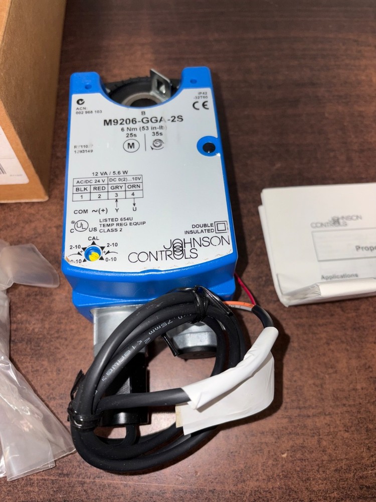 NOS JOHNSON CONTROLS M9206-GGA-2S ACTUATOR . B511