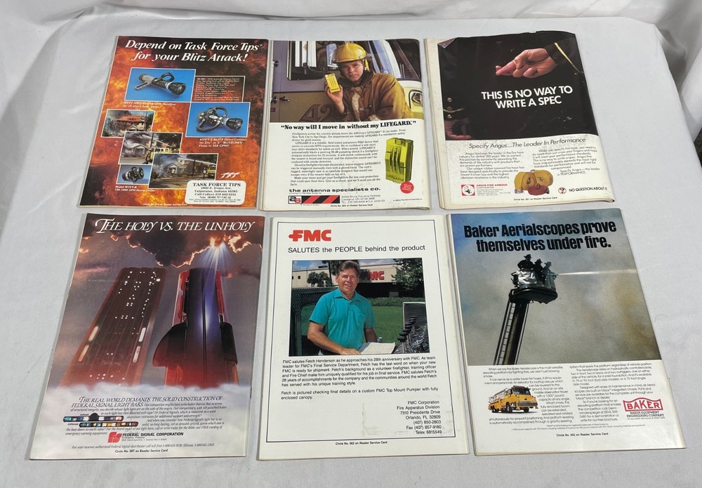 FIRE COMMAND magazine l2 issues from 1988