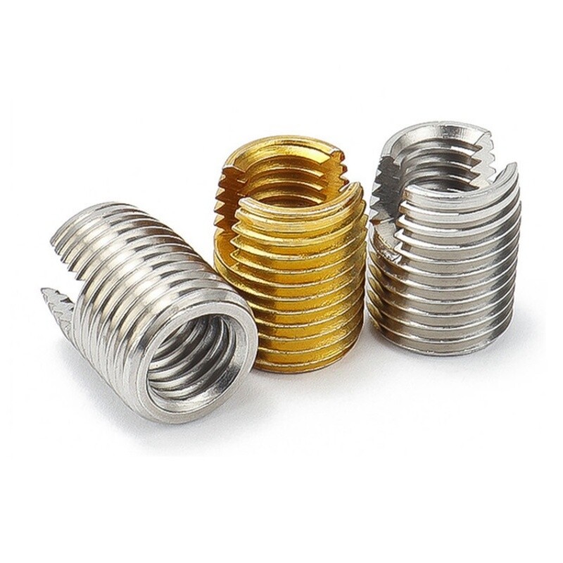 M2-M20 Slotted Self Tapping Threaded Inserts External and Internal Thread