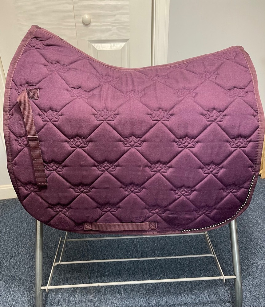 Horze Dressage Saddle Pad Quick-Dry Mesh Lining Pre-Owned