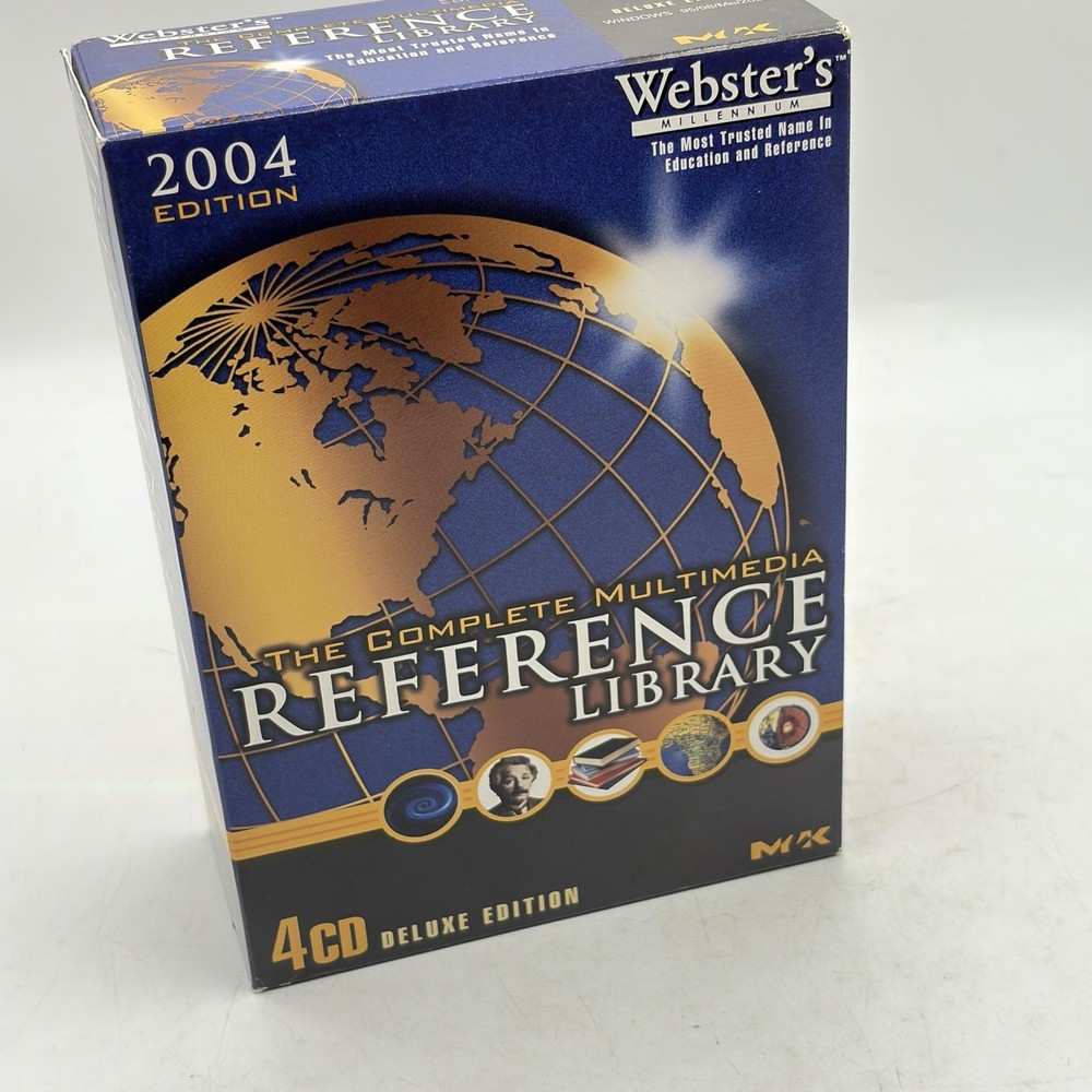Webster's The Complete Multimedia Reference Library - 4 CD (2004)