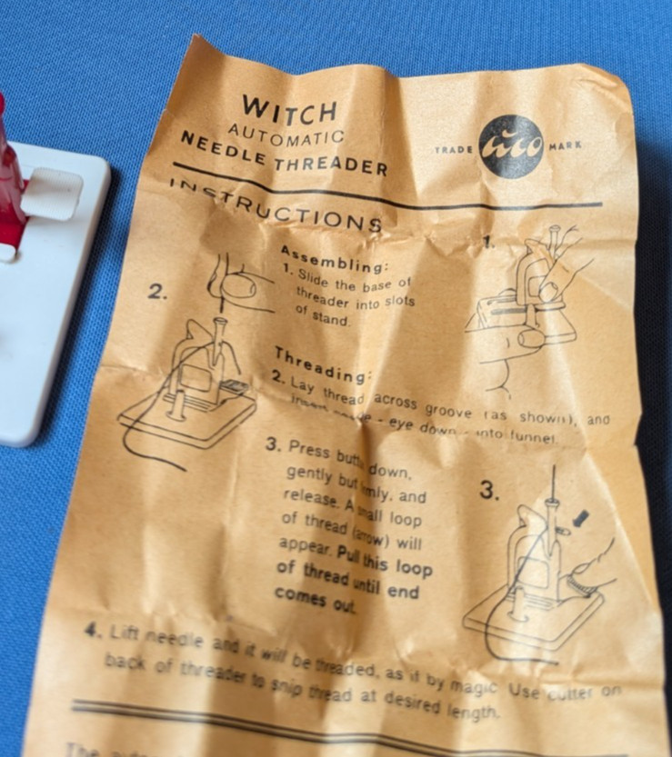 WITCH Automatic Needle Threader vintage