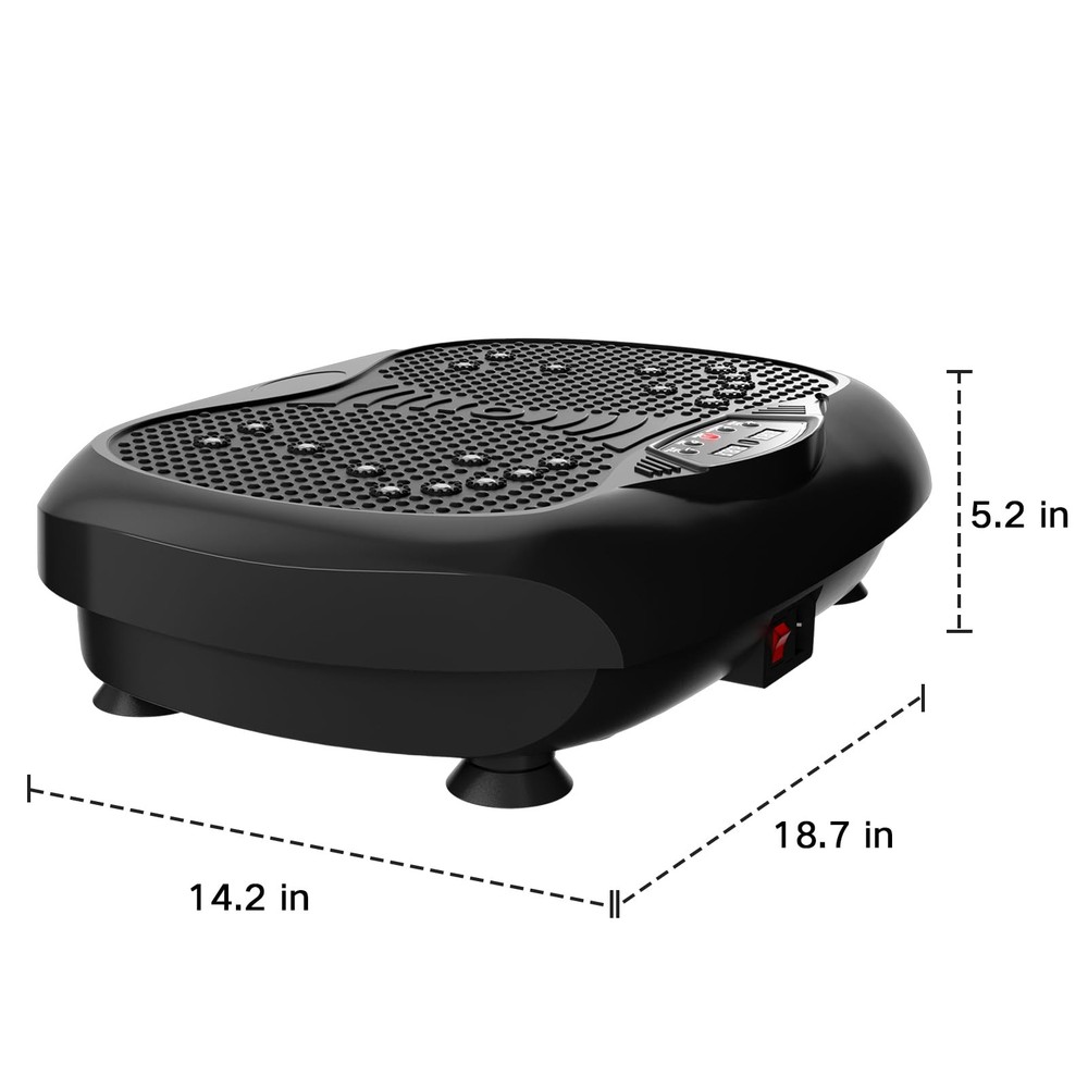 Natini Vibration Plate Exercise Machine Whole Body Workout Platform Lymphatic Dr