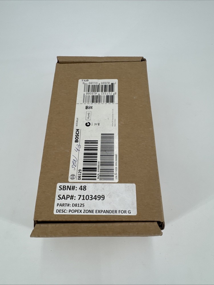 Bosch D8129 Octo-Output Relay Module New Ships Fast