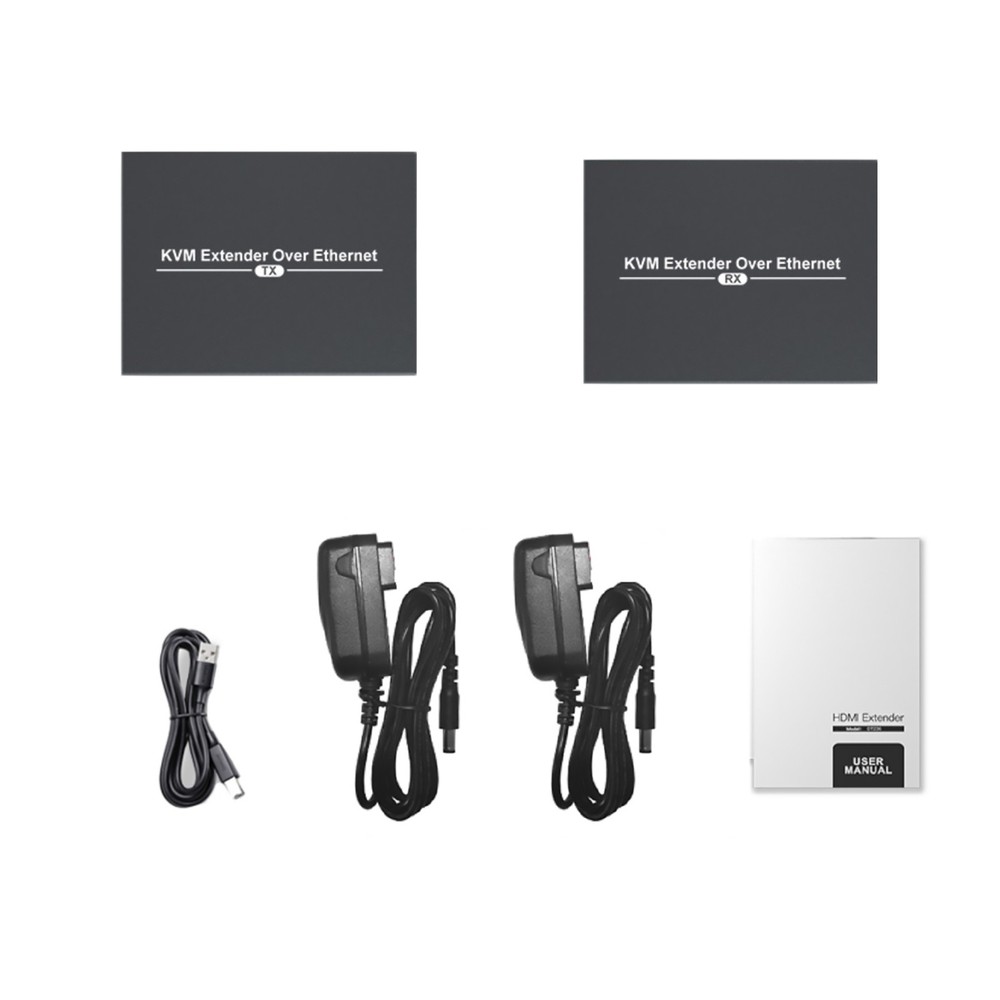 150M HDMI KVM Extender IP Cat5e/6 Cable HDMI USB Extender PC Switch RX TX