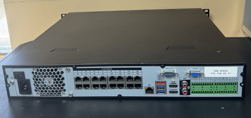 NVR 32 Channel 16 Poe