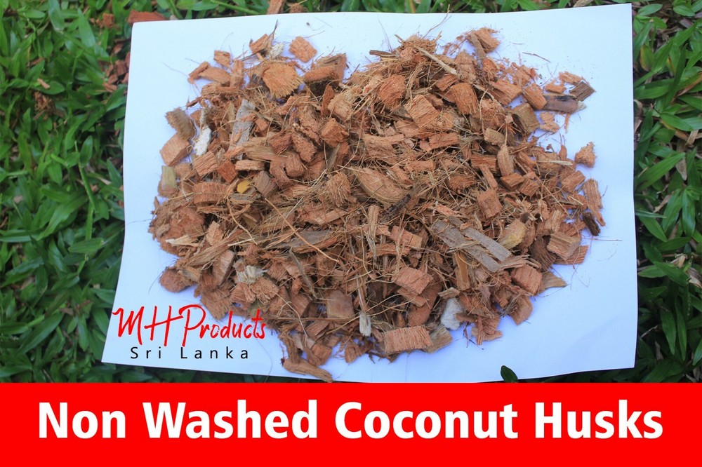 Natural Chopped Pre Washed/Non Washed Coconut Husk Chips Pack