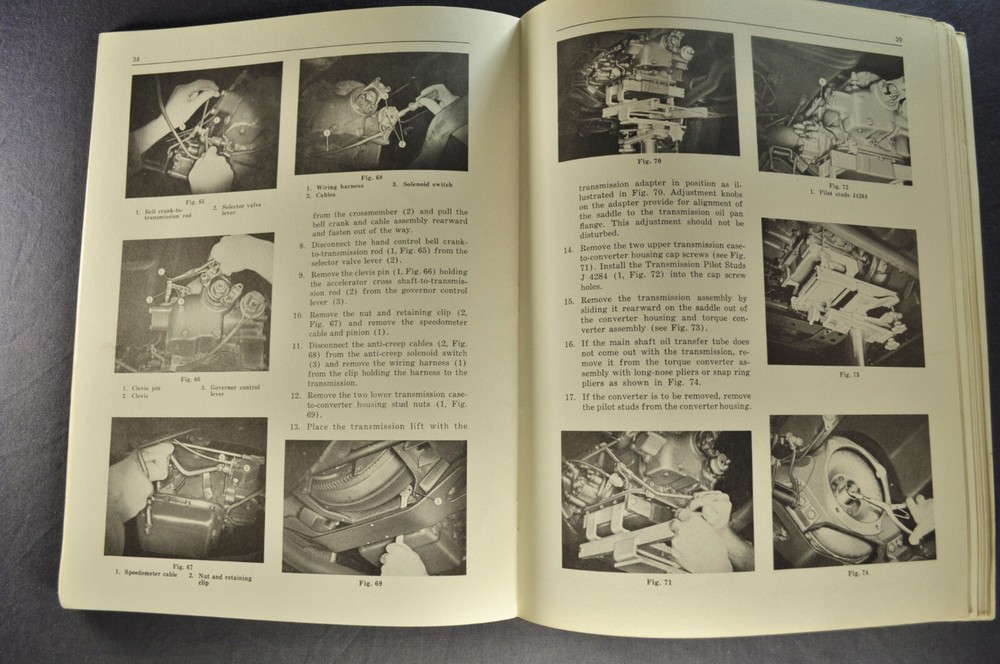 1950 Studebaker Automatic Transmission Shop Manual Commander Champion Original