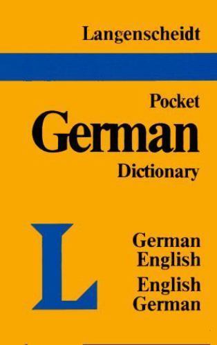 Langenscheidt's Pocket German Dictionary by Langenscheidt