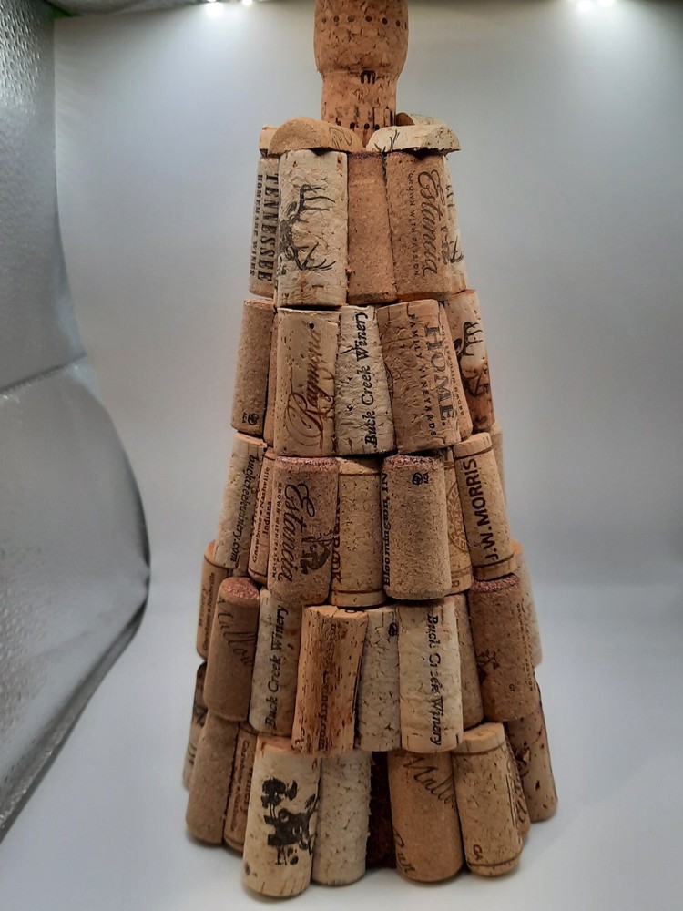 Wine Cork Tree, 11" Tall
