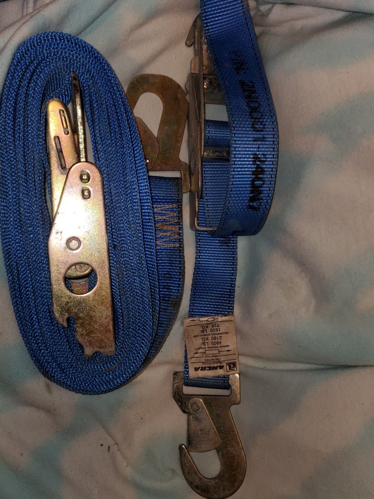 Ancra Cargo Tie Down Strap w/ Flat Hook,