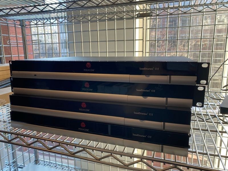 Polycom SoundStructure C12 DSP 12x12 Audio Processor + PSTN Module – Tested