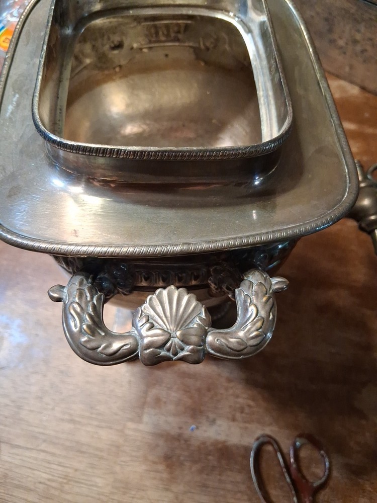 Antique Victorian Silverplated Coffee/Tea Samovar Urn