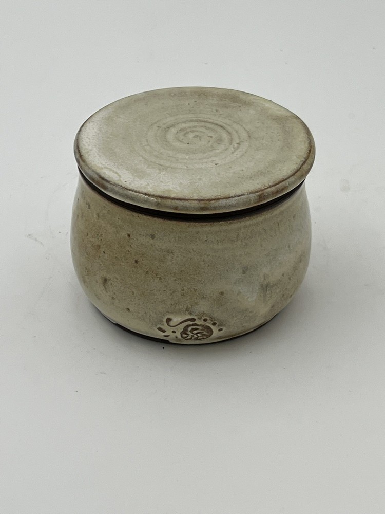 Pottery Butter Bell Handmade Signed