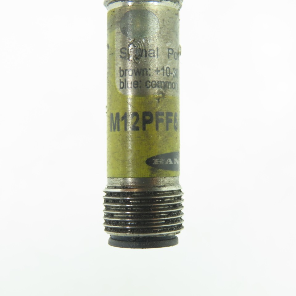Banner Engineering M12PFF50Q8 Fixed-Field Proximity Sensor 10-30VDC M12 Threaded