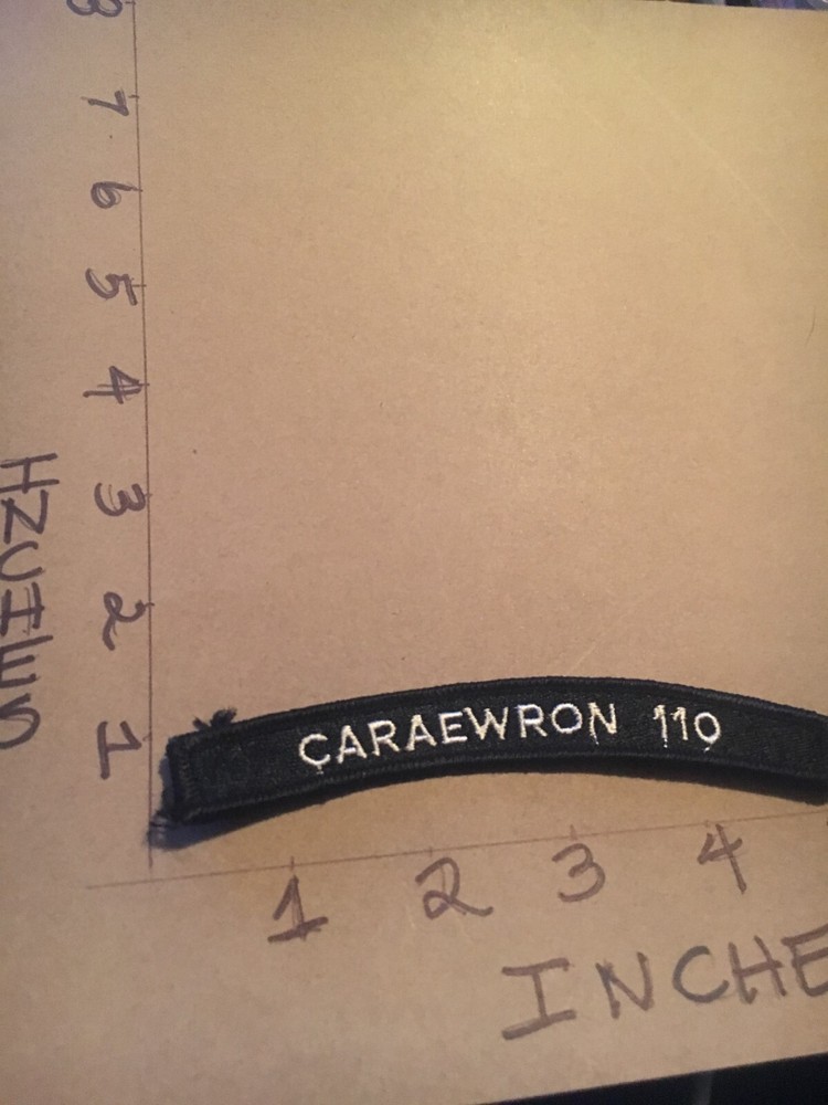 US NAVY SHOULDER STRIP TAB rocker Patch CARAEWRON 110