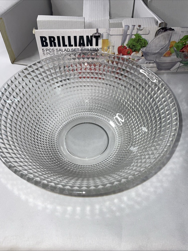 Brilliant Salad 5 Piece Set. New Open Box