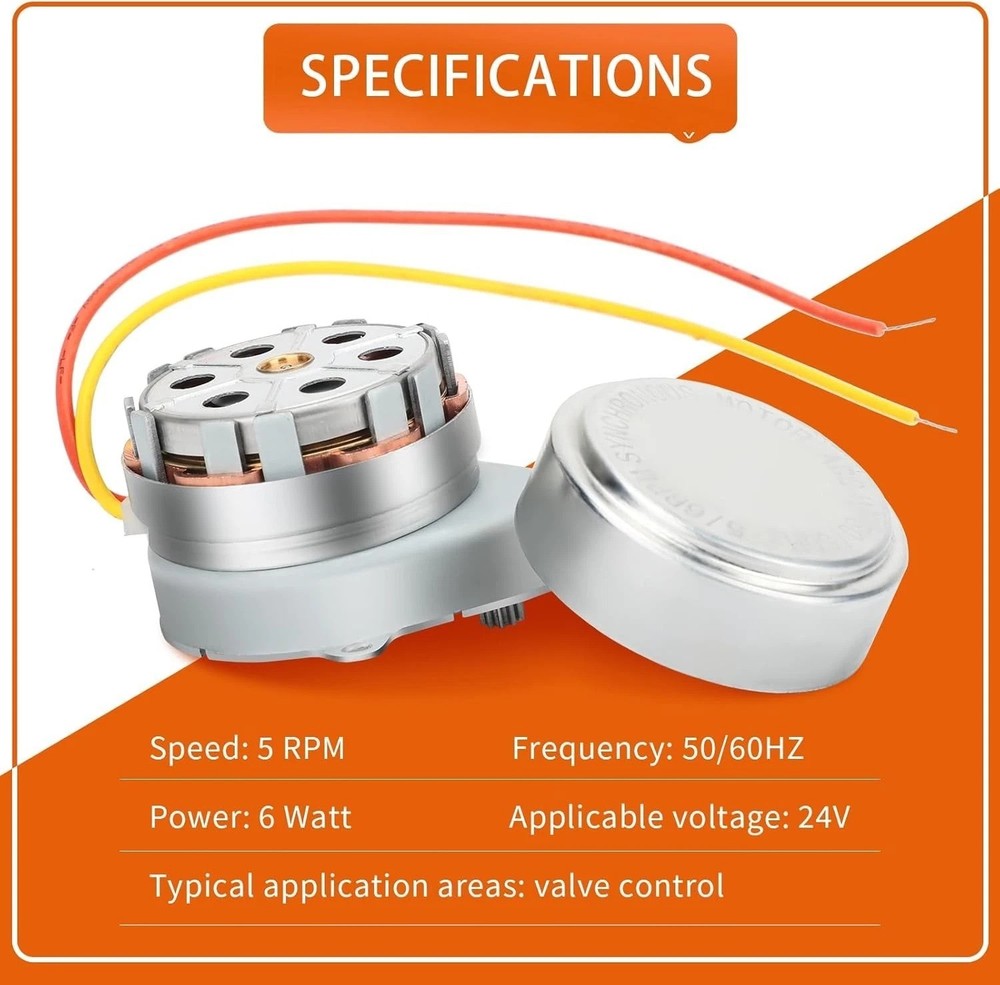 Long-lasting 24V Motor for Zone Valve - 2Pack
