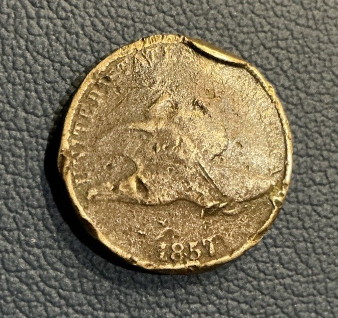 1857 Flying Eagle Cent - Copper Cent - Early U.S Coin