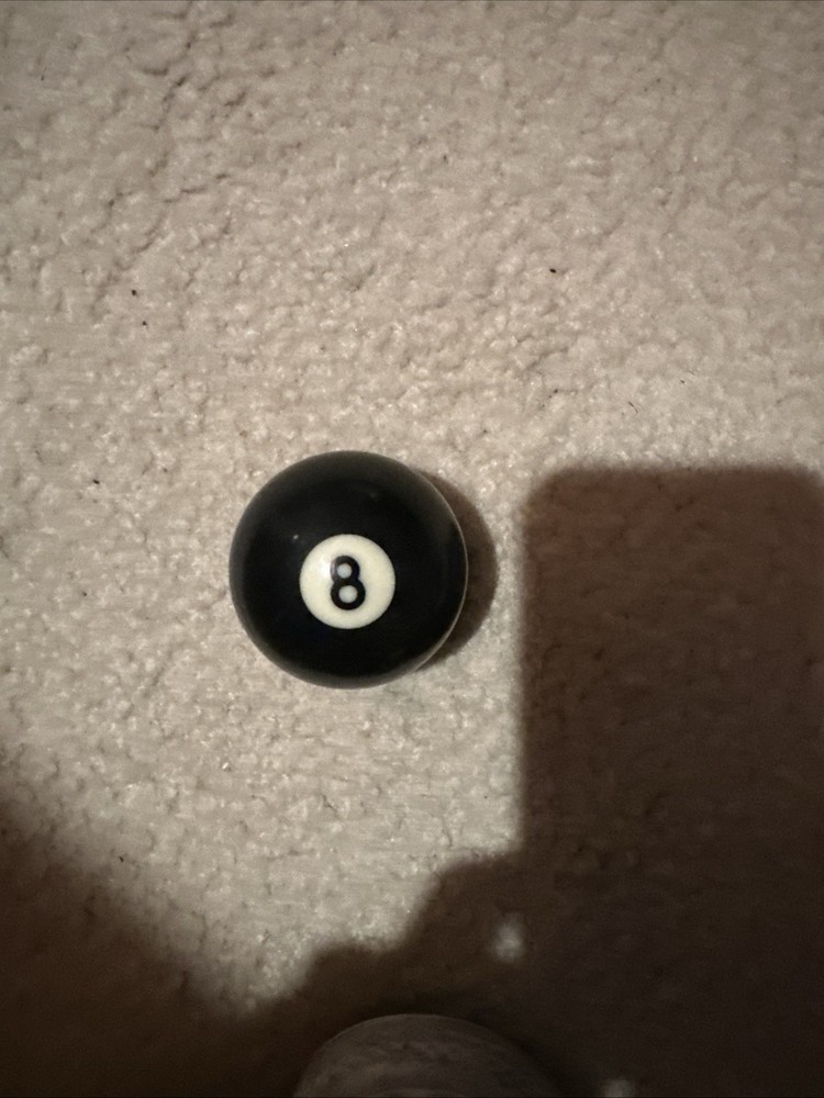 Single Black 8 Ball Billiard Ball for Pool Table Game Replacement Accessory