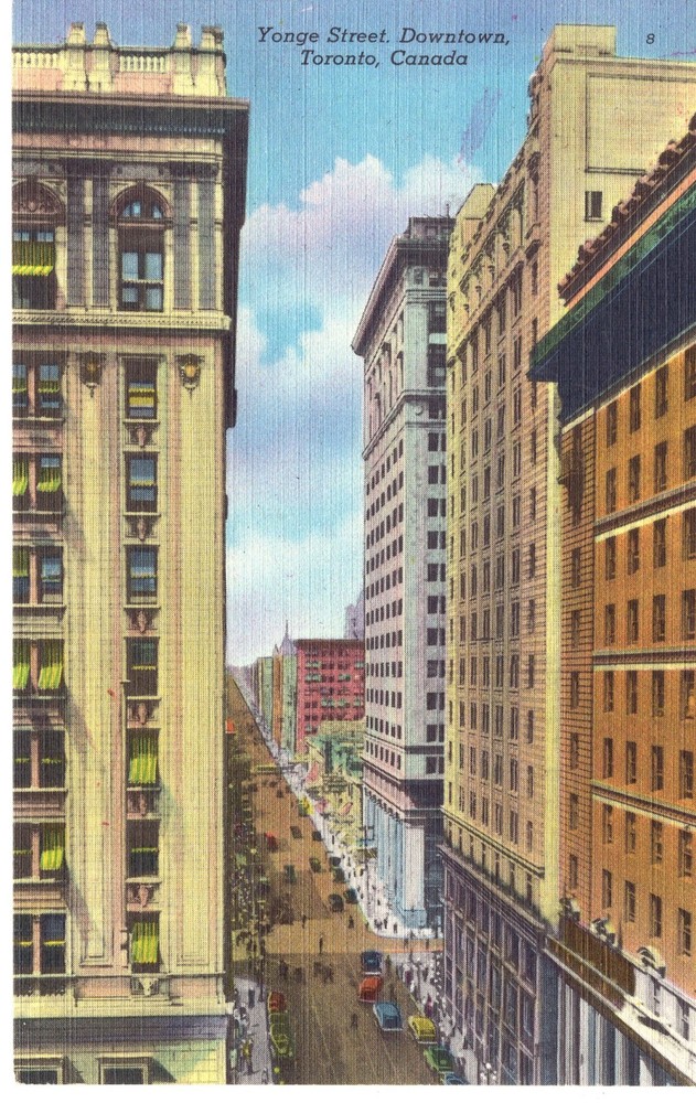 YONGE STREET, DOWNTOWN TORONTO, CANADA - PC6582