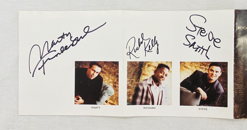 Beyond The Blue 1996 CD SIGNED Autographed by Band Members