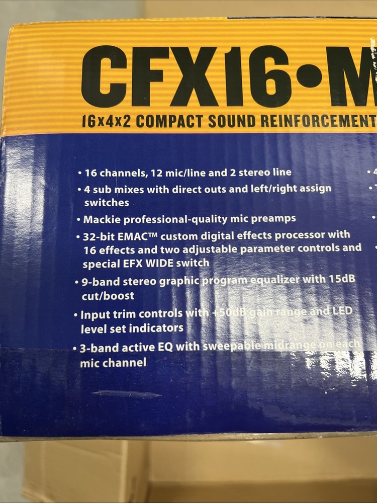Mackie CFX16 MKII Mixer
